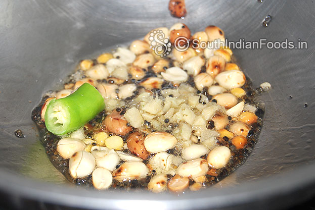 Add ginger, green chilli