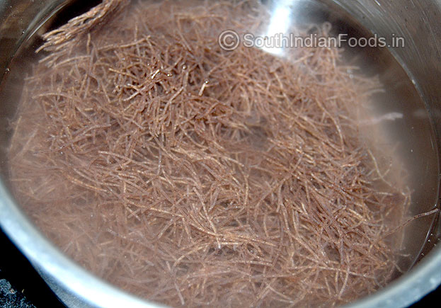 Soak ragi semiya