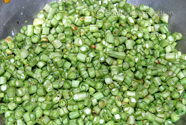 long beans chopped