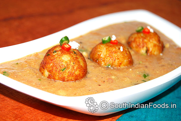 Malai kofta gravy