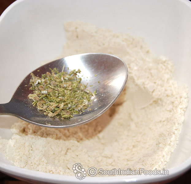 Add fennel & cardamom powder
