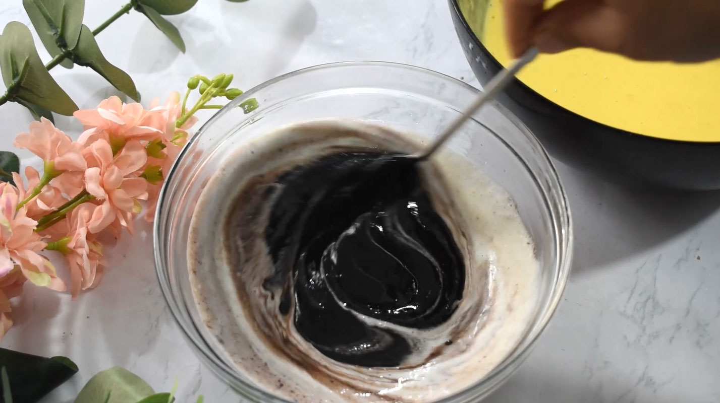 Mango chocolate ice cream 1