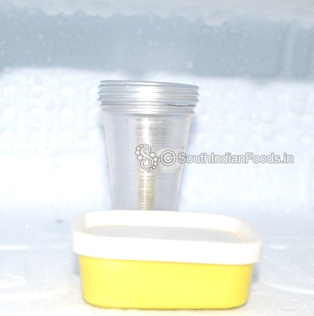 Place it in the freezer to set for 10 hours