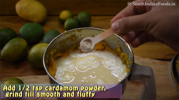 Mango lassi ice cream step 8
