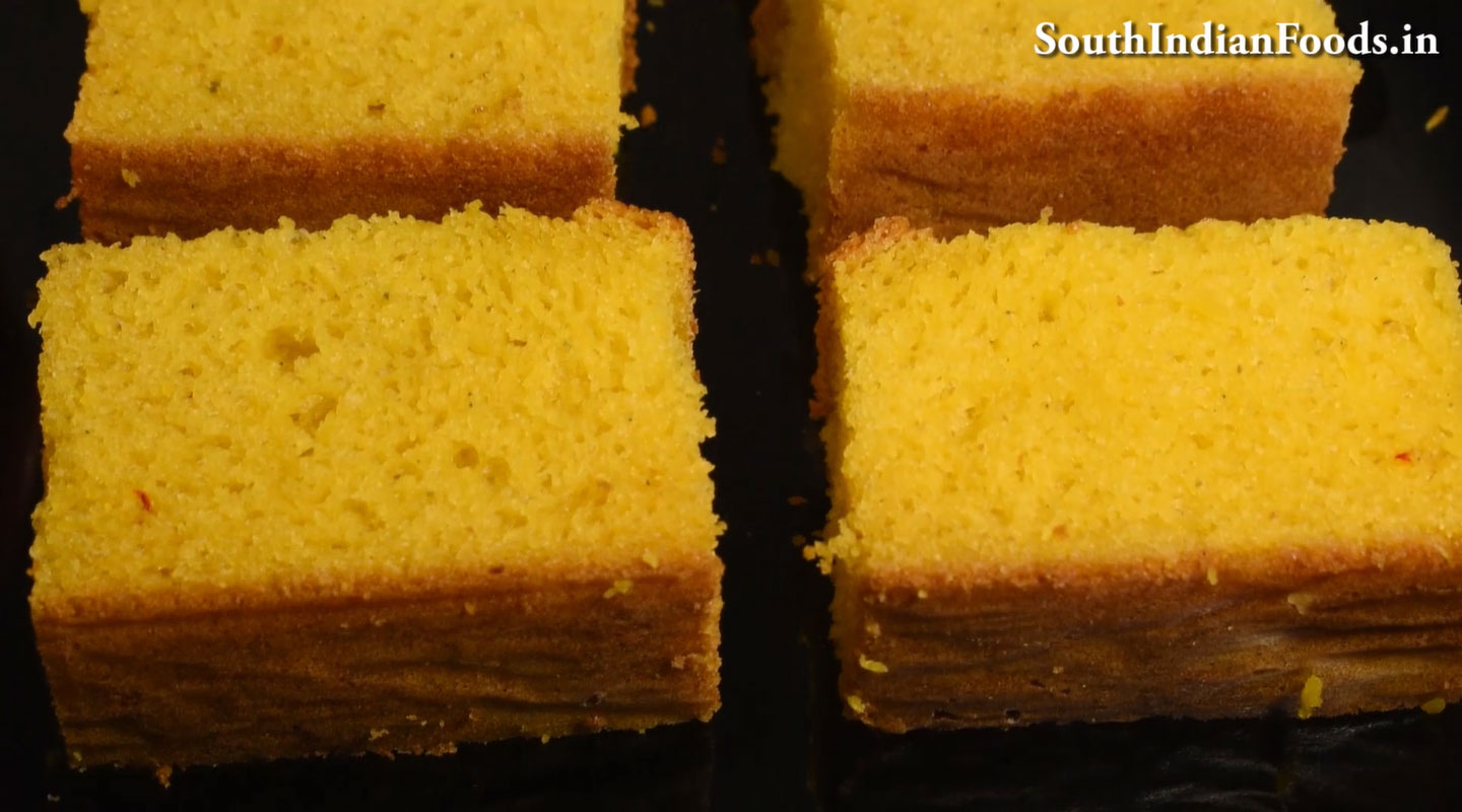 Mango sponge cake