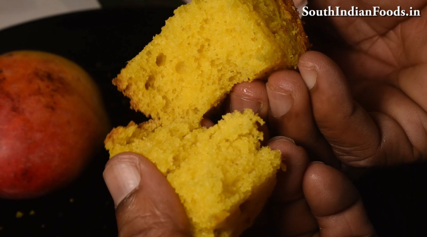 Mango sponge cake