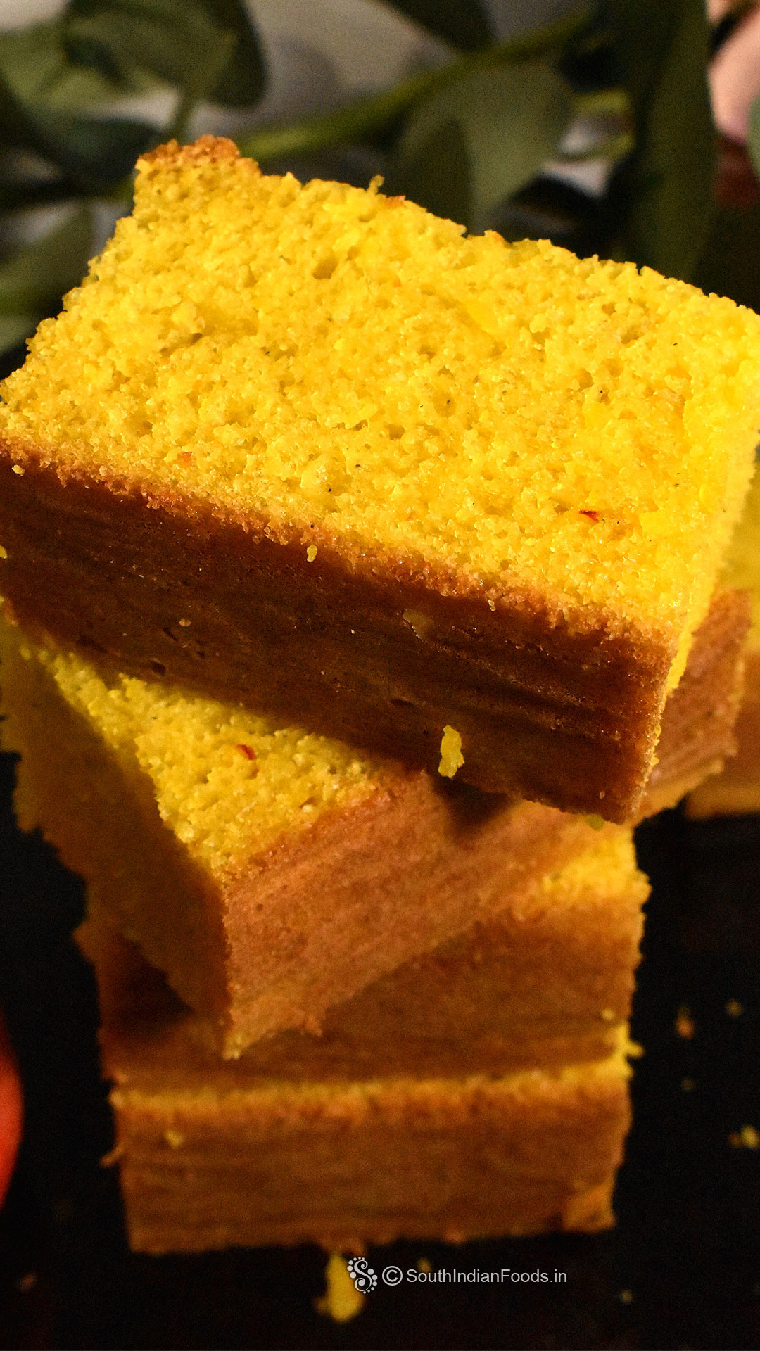 Mango sponge cake