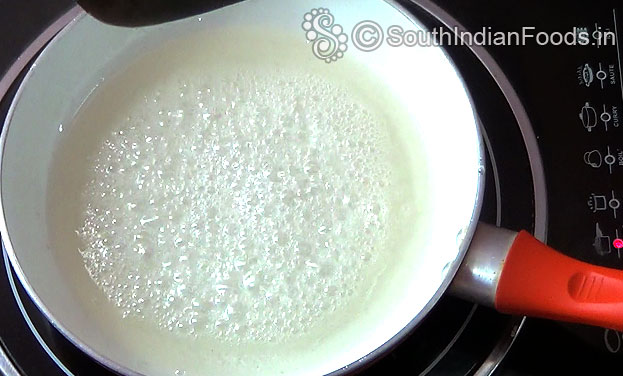 Let it boil till half string consistency