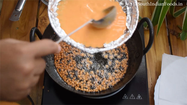 Motichoor ladoo recipe step 9