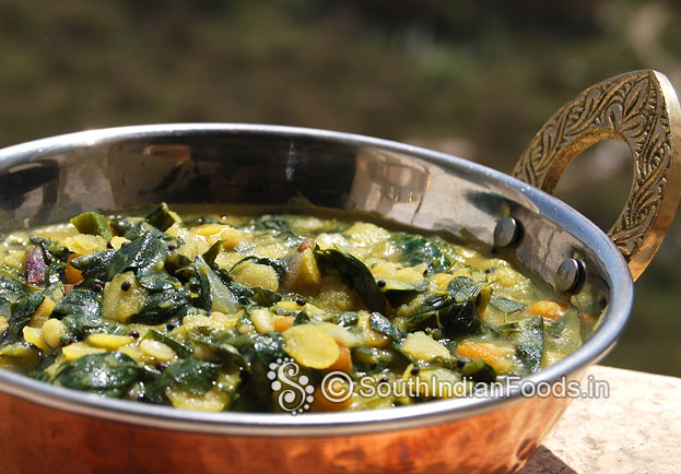 Drumstick leaves toor dal kootu