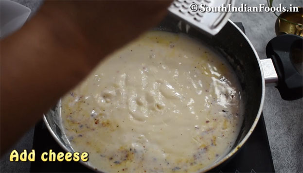 Mushroom white sauce pasta recipe step 16