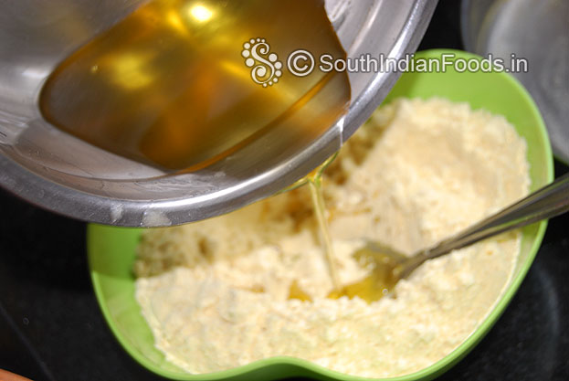 Add melted ghee