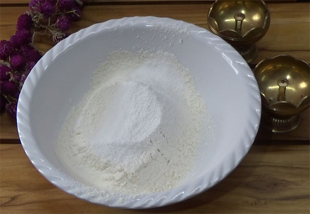 Dry ingredients ready