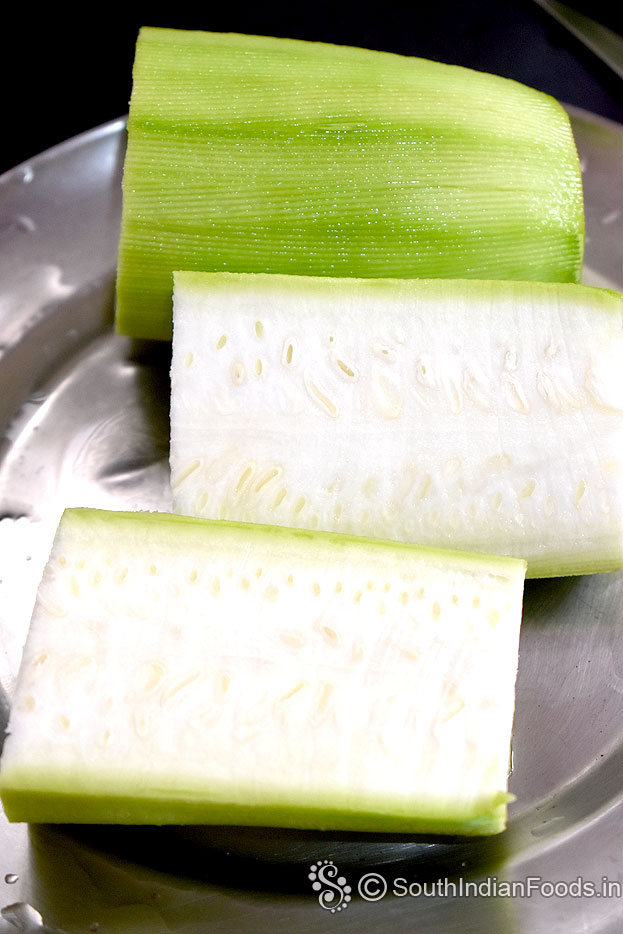 Wash and peel off the skin