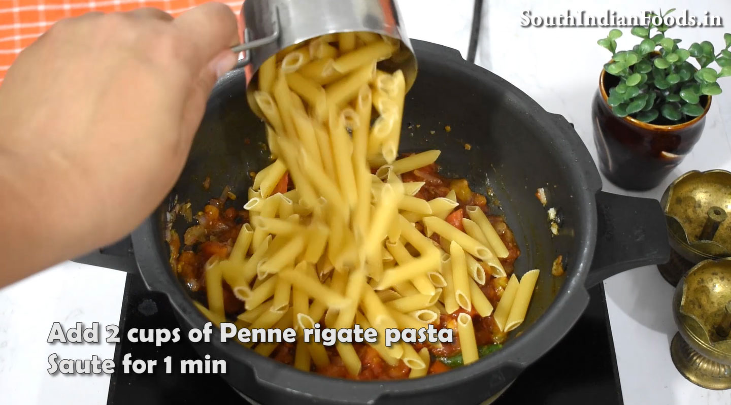 One Pot Tomato Penne Rigate Pasta