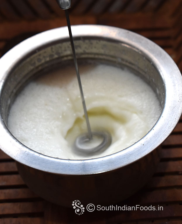 Stir well till smooth and frothy
