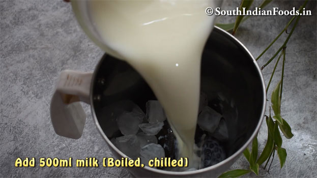 1 min Oreo milkshake step 5