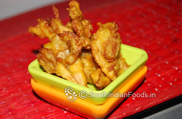 Oyster mushroom pakoda