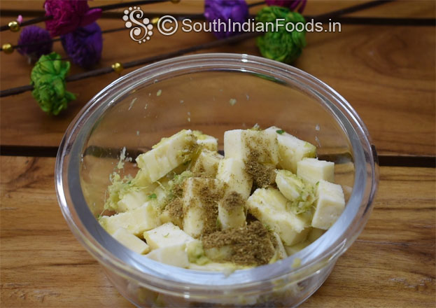 aloo palak step 1