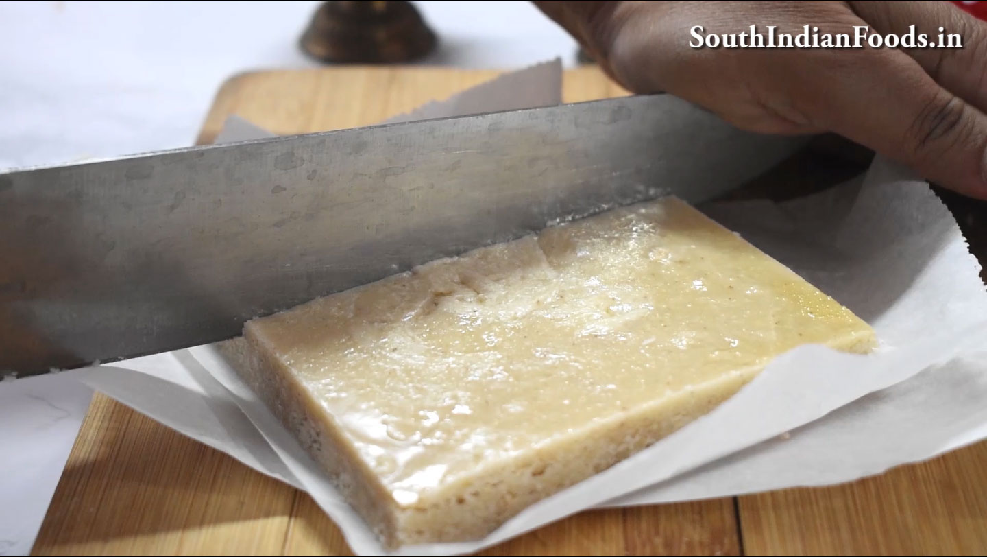 Peanut burfi