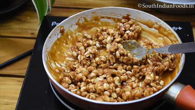 Peanut chikki with jaggery step17