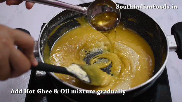 Crispy mysore pak recipe step 14