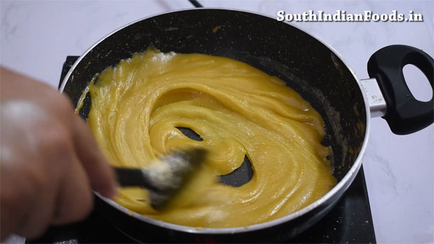 Crispy mysore pak recipe step 15
