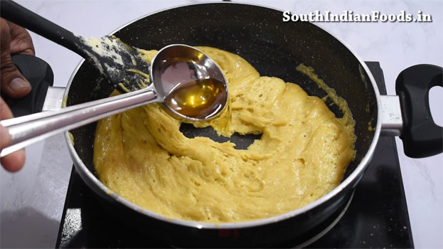 Crispy mysore pak recipe step 17