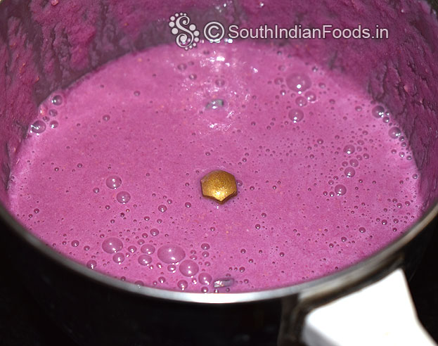 Grind to smooth puree