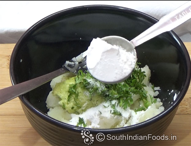 Add rice flour