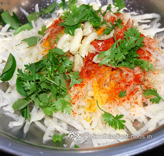 Add coriander leaves, garam masala