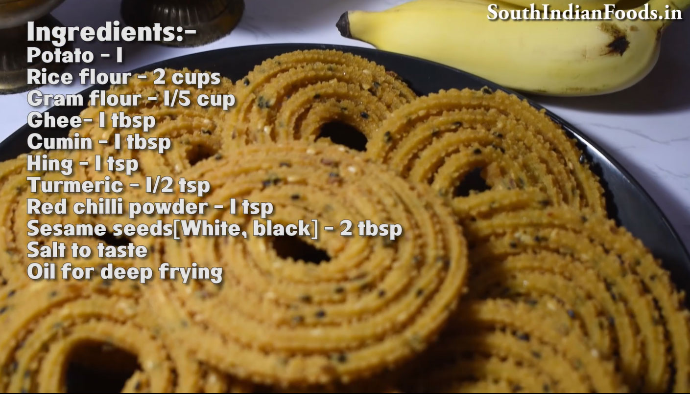 Potato Star Murukku