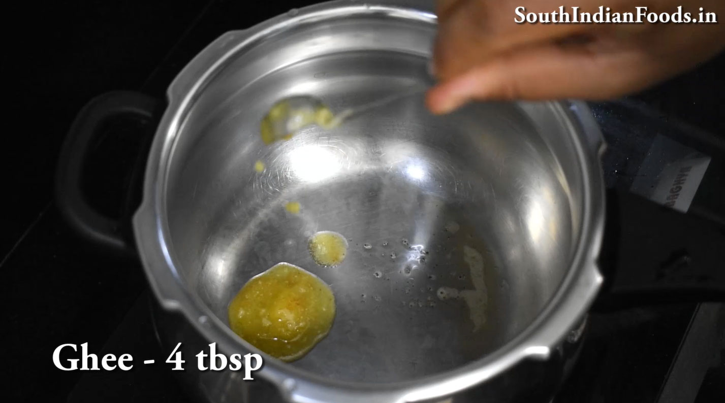 Pressure cooker pumpkin halwa