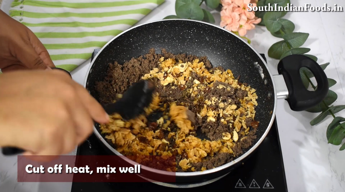 Ragi jaggery ladoo step13