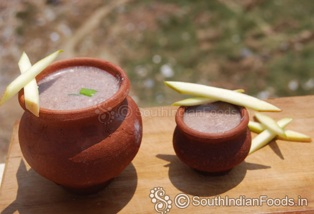 Summer special ragi kool
