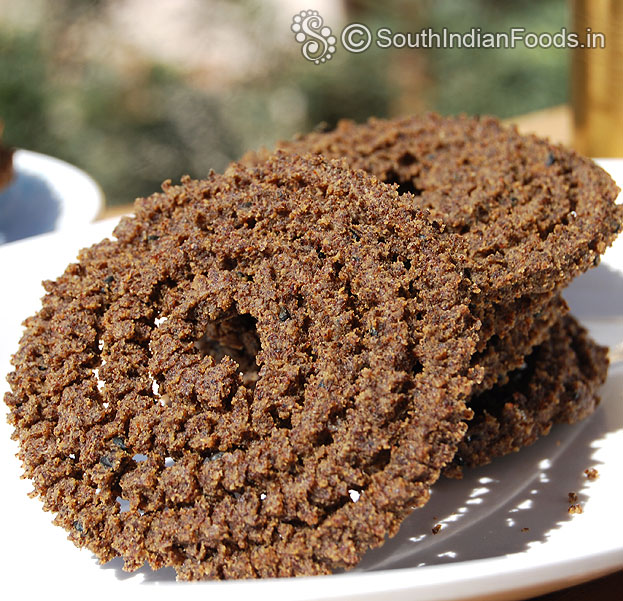 Finger millet flour fritters