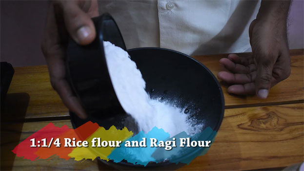 Ragi paal kolukattai step1