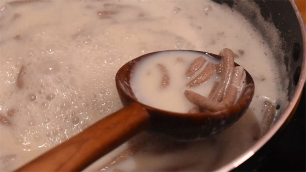 Ragi paal kolukattai step18