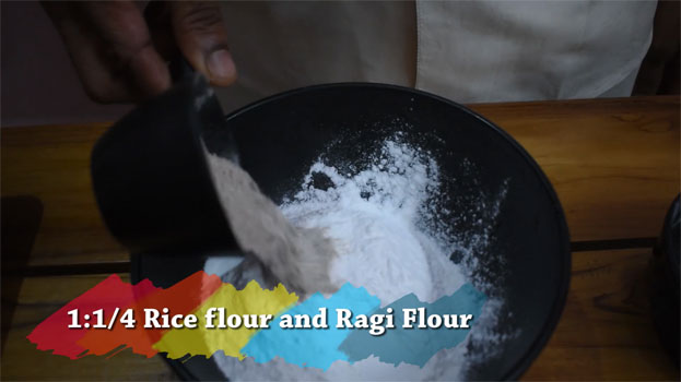 Ragi paal kolukattai step2