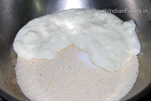 Add curd or yogurt