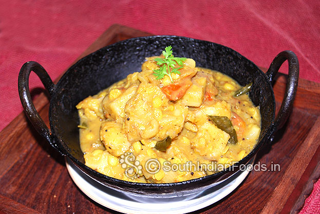 Raw Banana Sambar