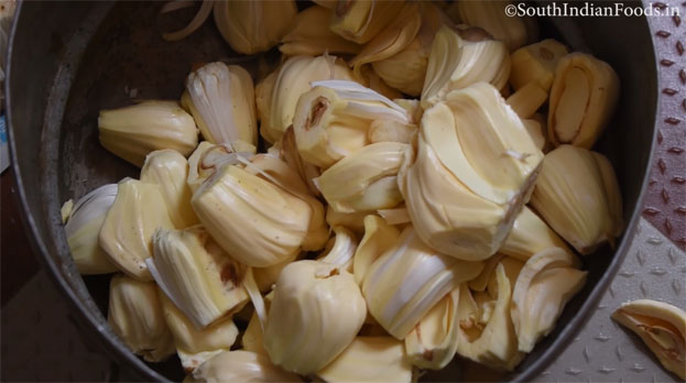 Raw jackfruit papad step 2