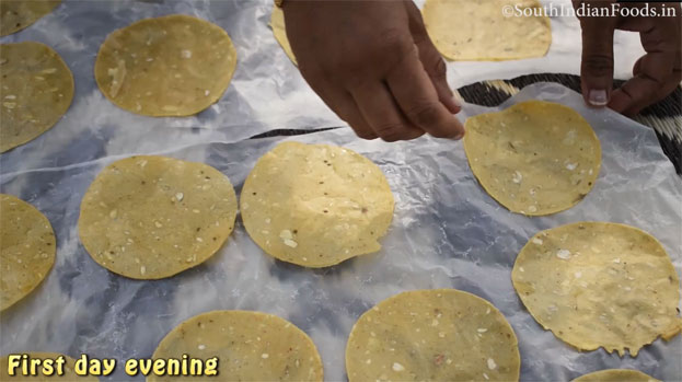 Raw jackfruit papad step 16