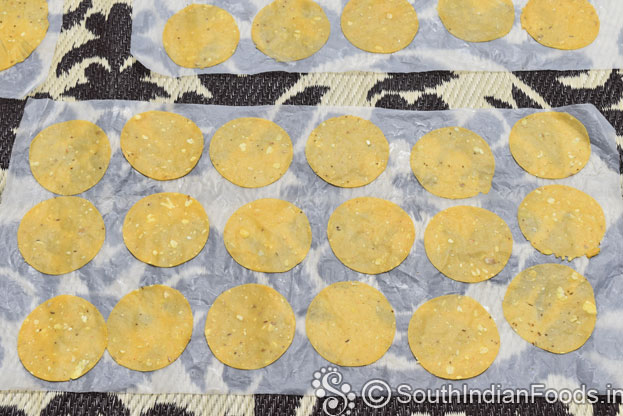 Raw jackfruit papad step 18