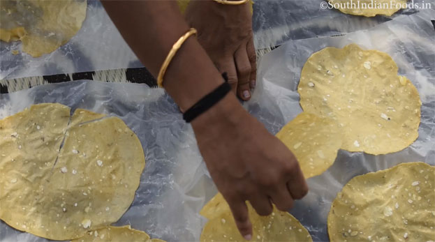 Raw jackfruit papad step 17
