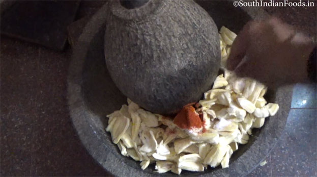 Raw jackfruit papad step 6