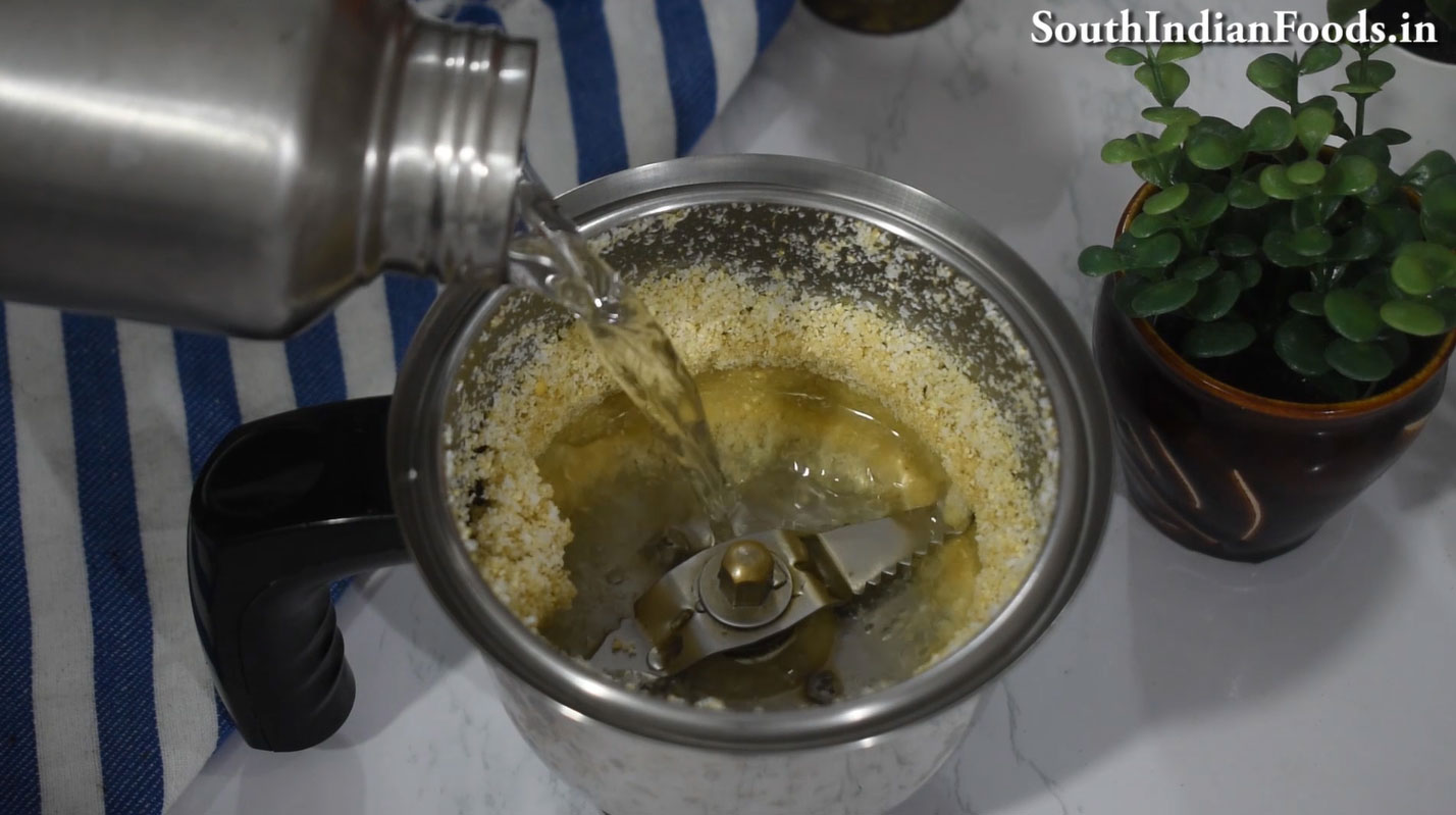 Red rice idiyappam & salna step