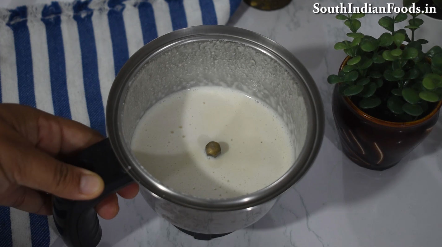 Red rice idiyappam & salna step