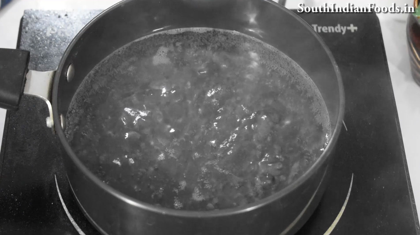 Red rice idiyappam & salna step