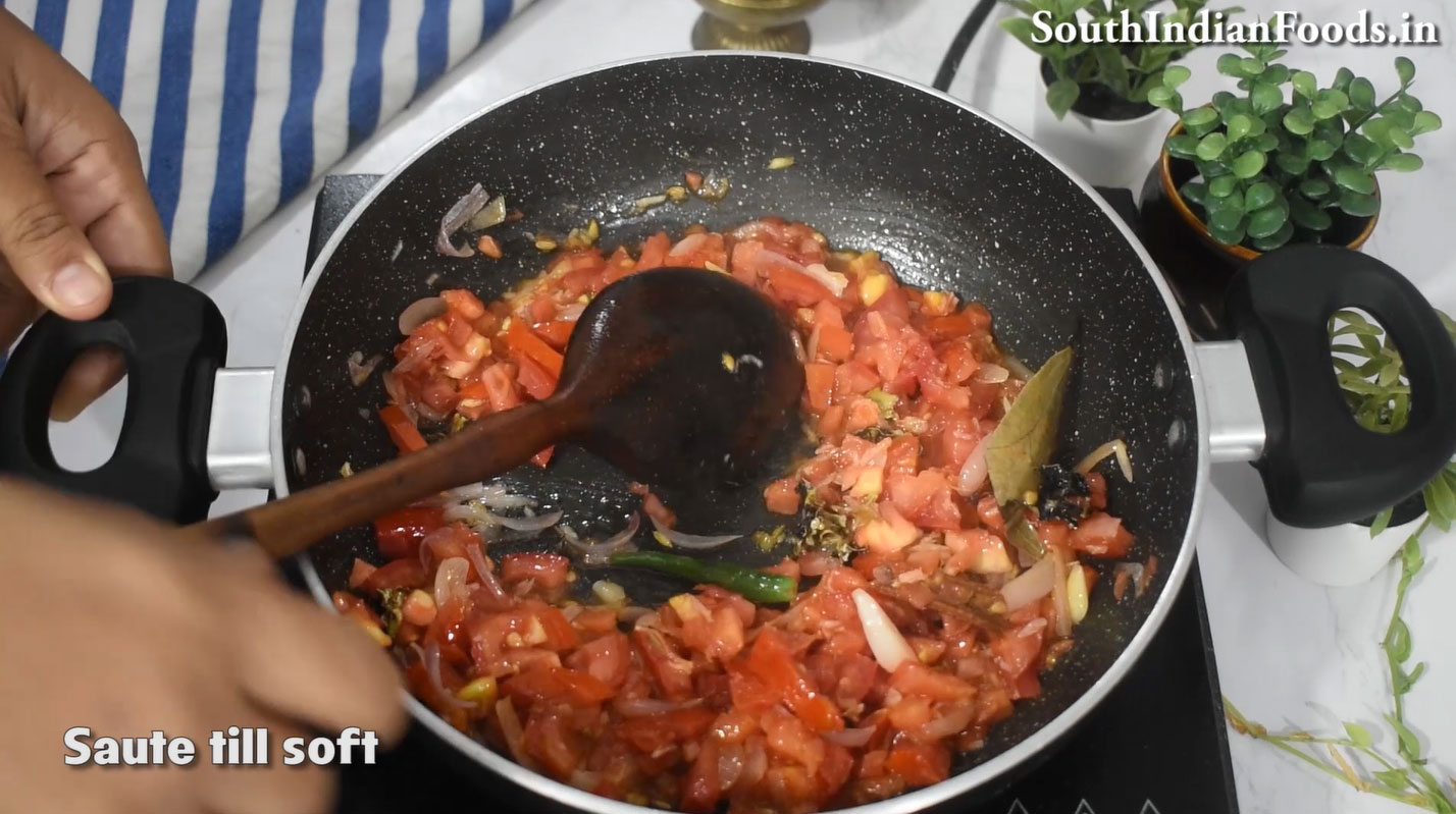 Red rice idiyappam & salna step